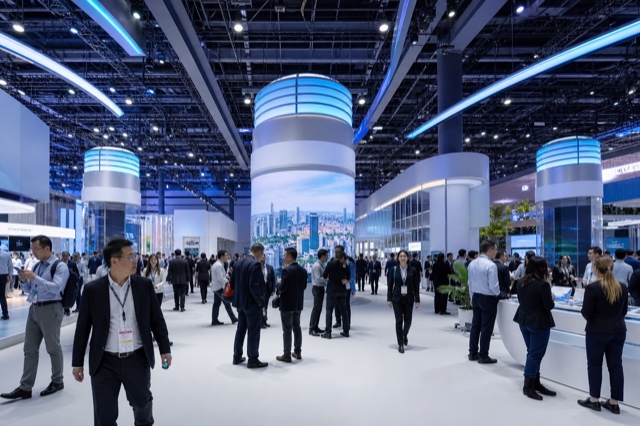International trade fair exhibition hall in China